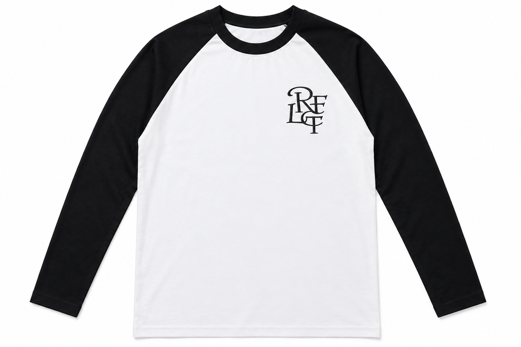 RFLCT “Defined” Longsleeve Tee (Black/White)