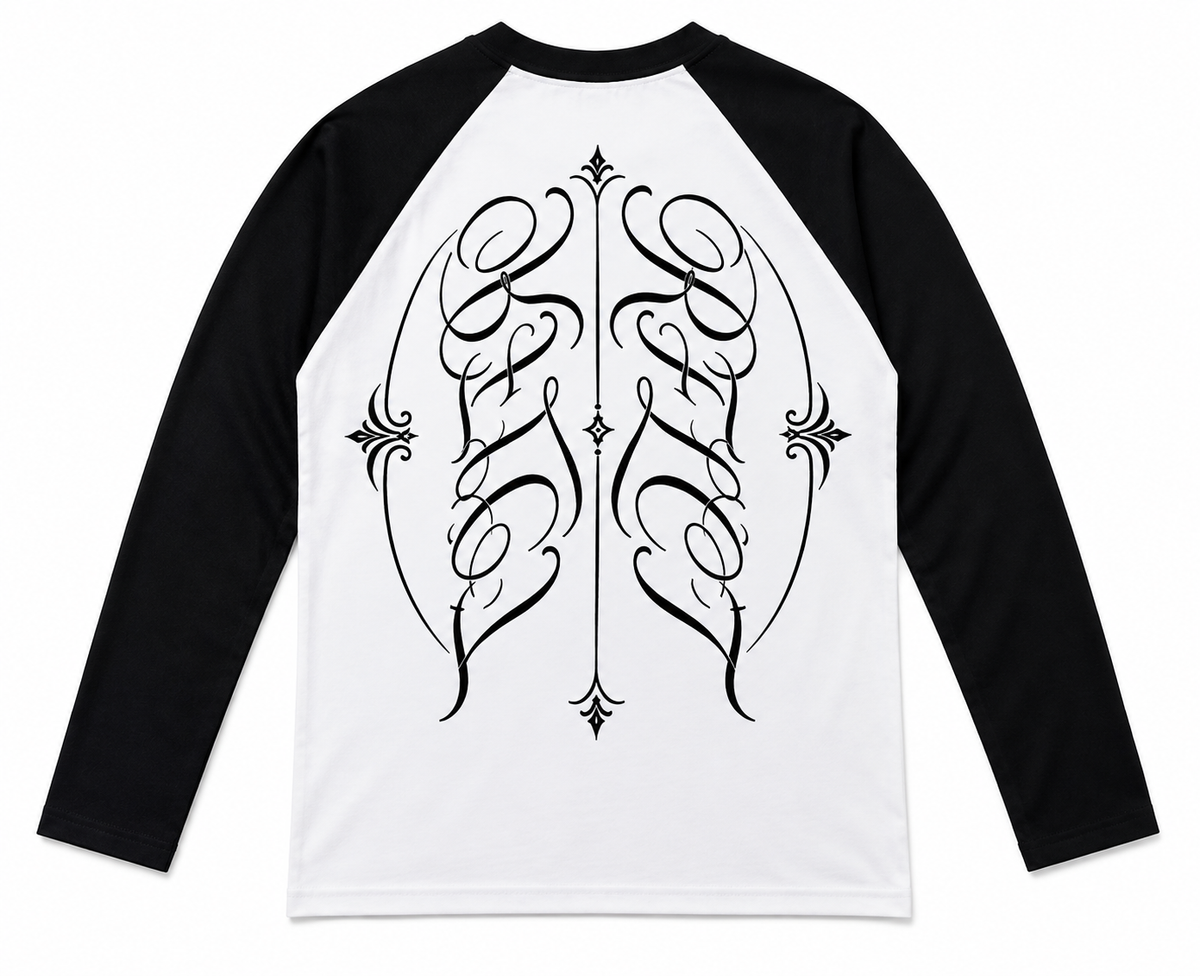 RFLCT “Defined” Longsleeve Tee (Black/White)