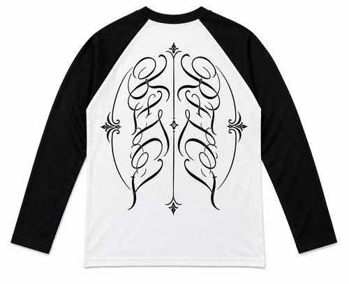 RFLCT “Defined” Longsleeve Tee (Black/White)
